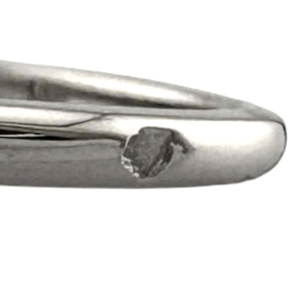 CARTIER Silver Diamond Ring - Picture 8 of 10